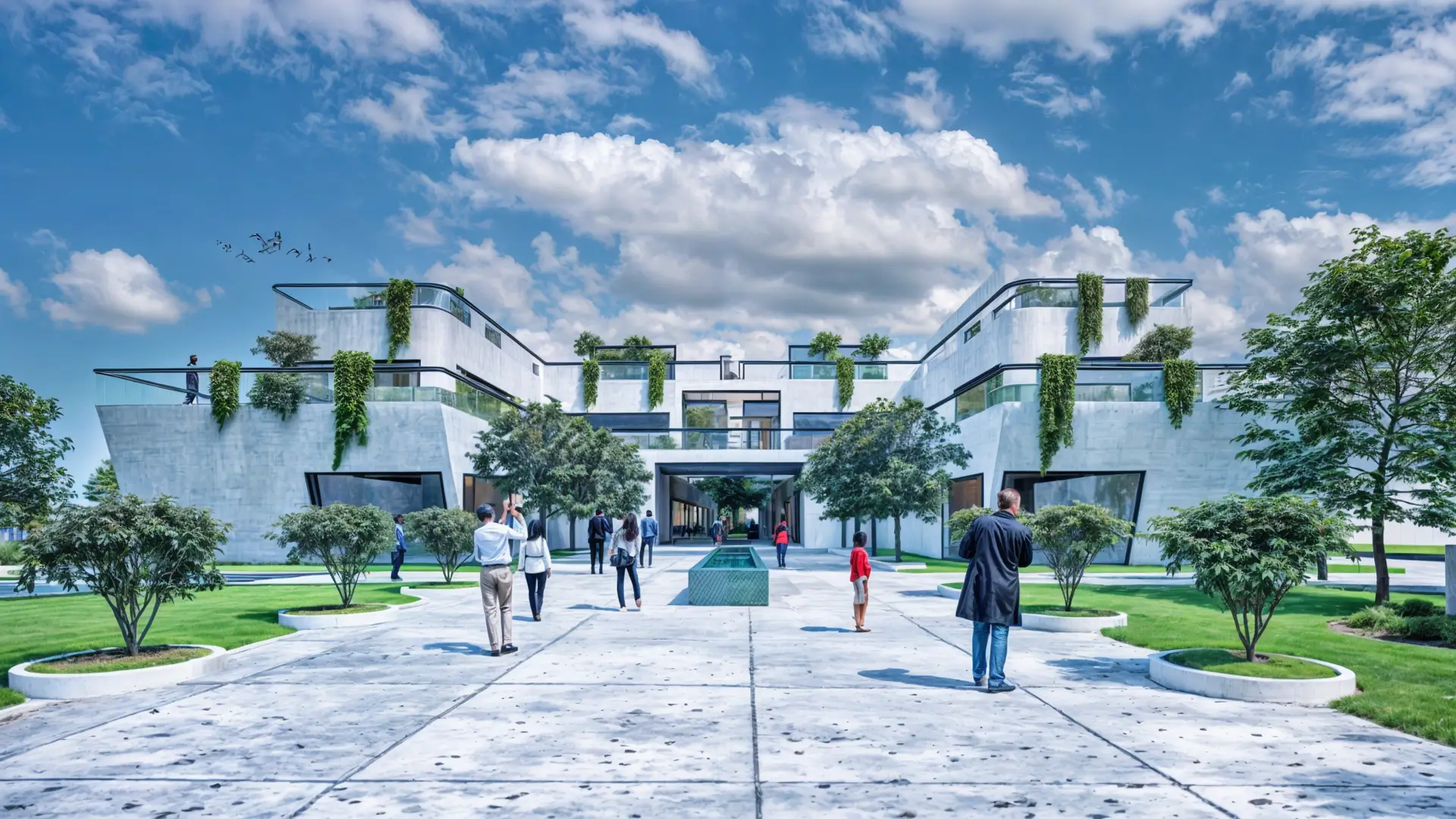 Hôpital innovant à Benslimane intégrant jardins suspendus et architecture de guérison