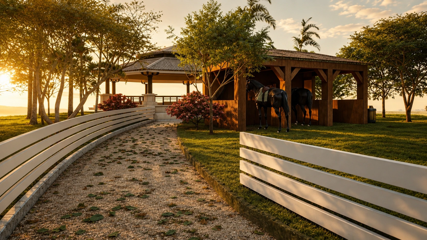 Wellness resort landscape design