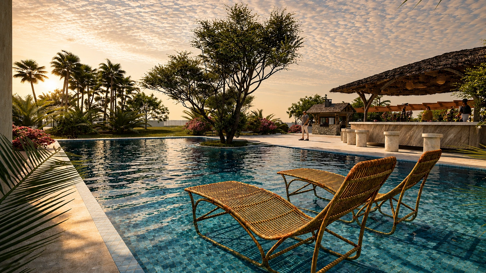 Wellness resort landscape design