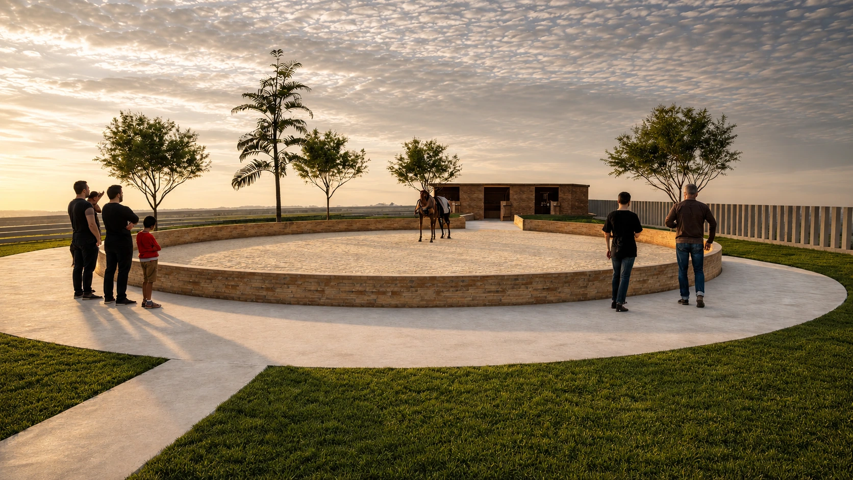 Wellness resort landscape design