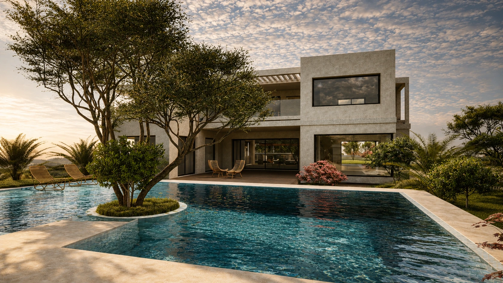 Wellness resort landscape design