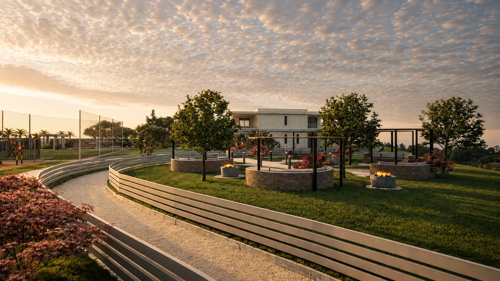 Wellness resort landscape design