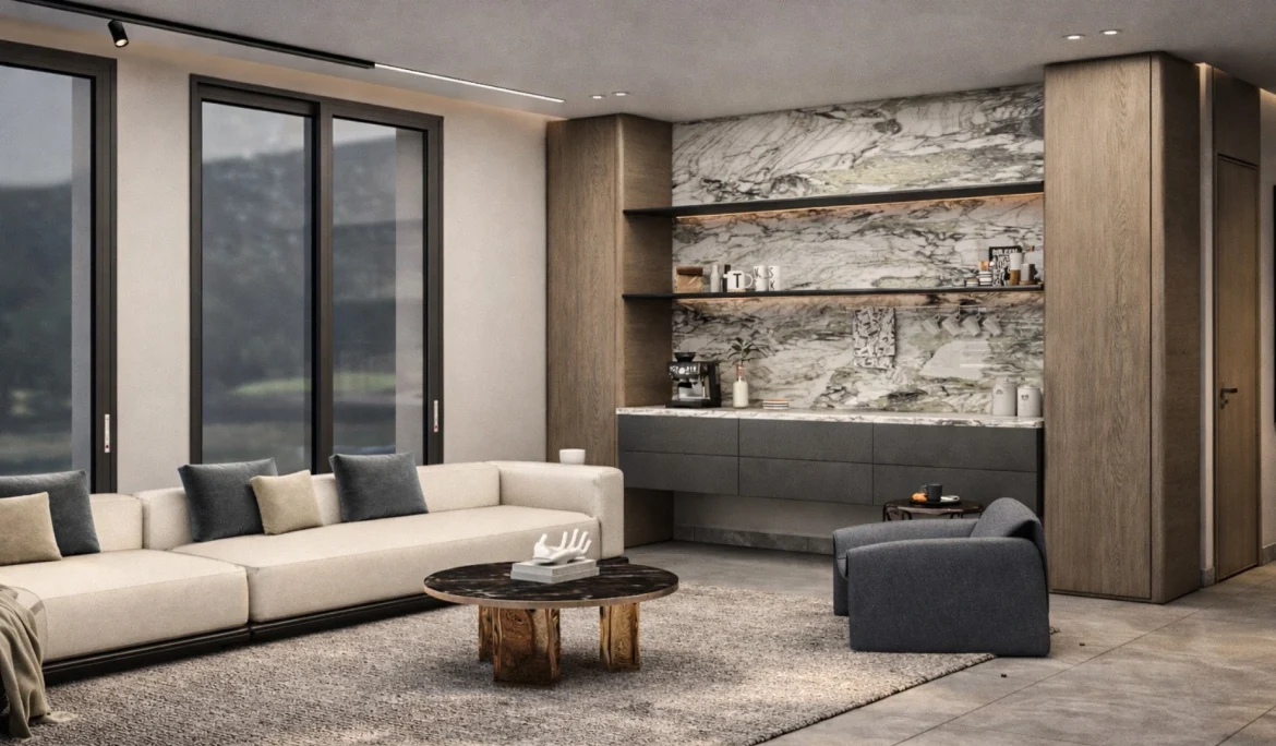 Villa Ghazi – vue 16 du projet de villa contemporaine