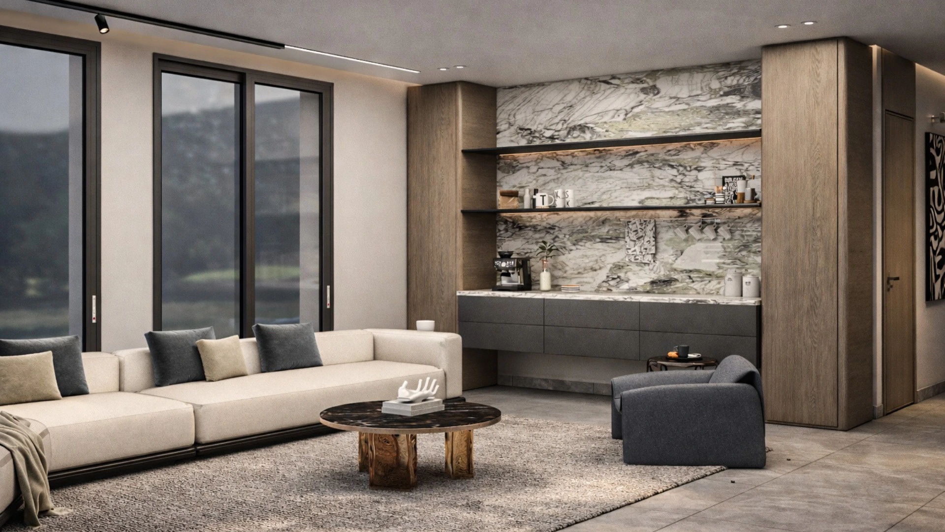 Villa Ghazi – vue 16 du projet de villa contemporaine