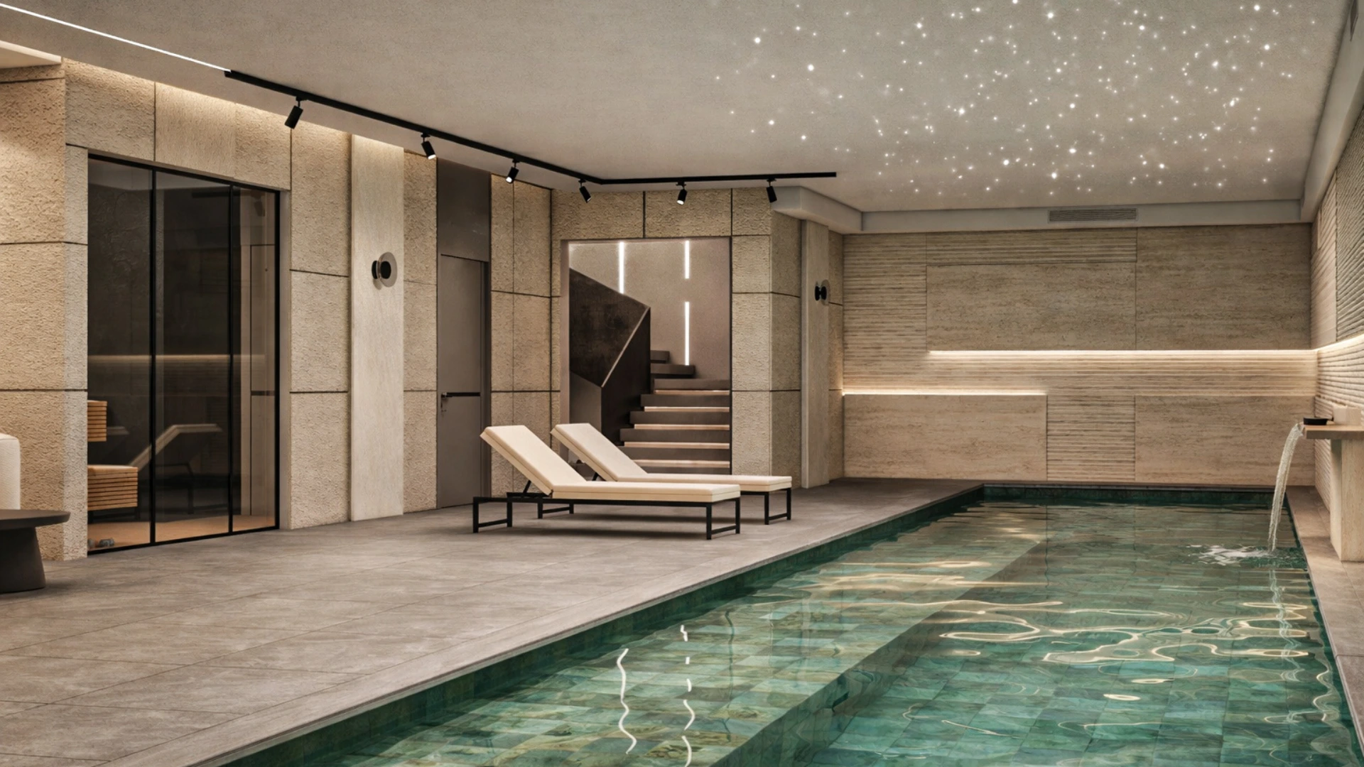 Villa Ghazi – vue 12 du projet de villa contemporaine