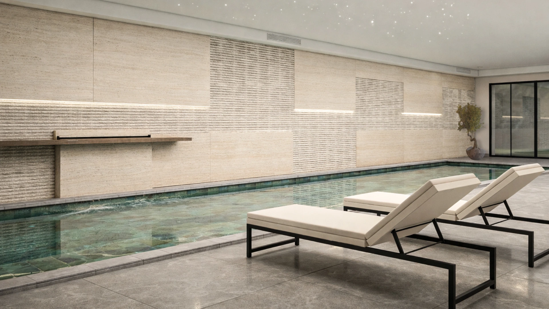 Villa Ghazi – vue 10 du projet de villa contemporaine