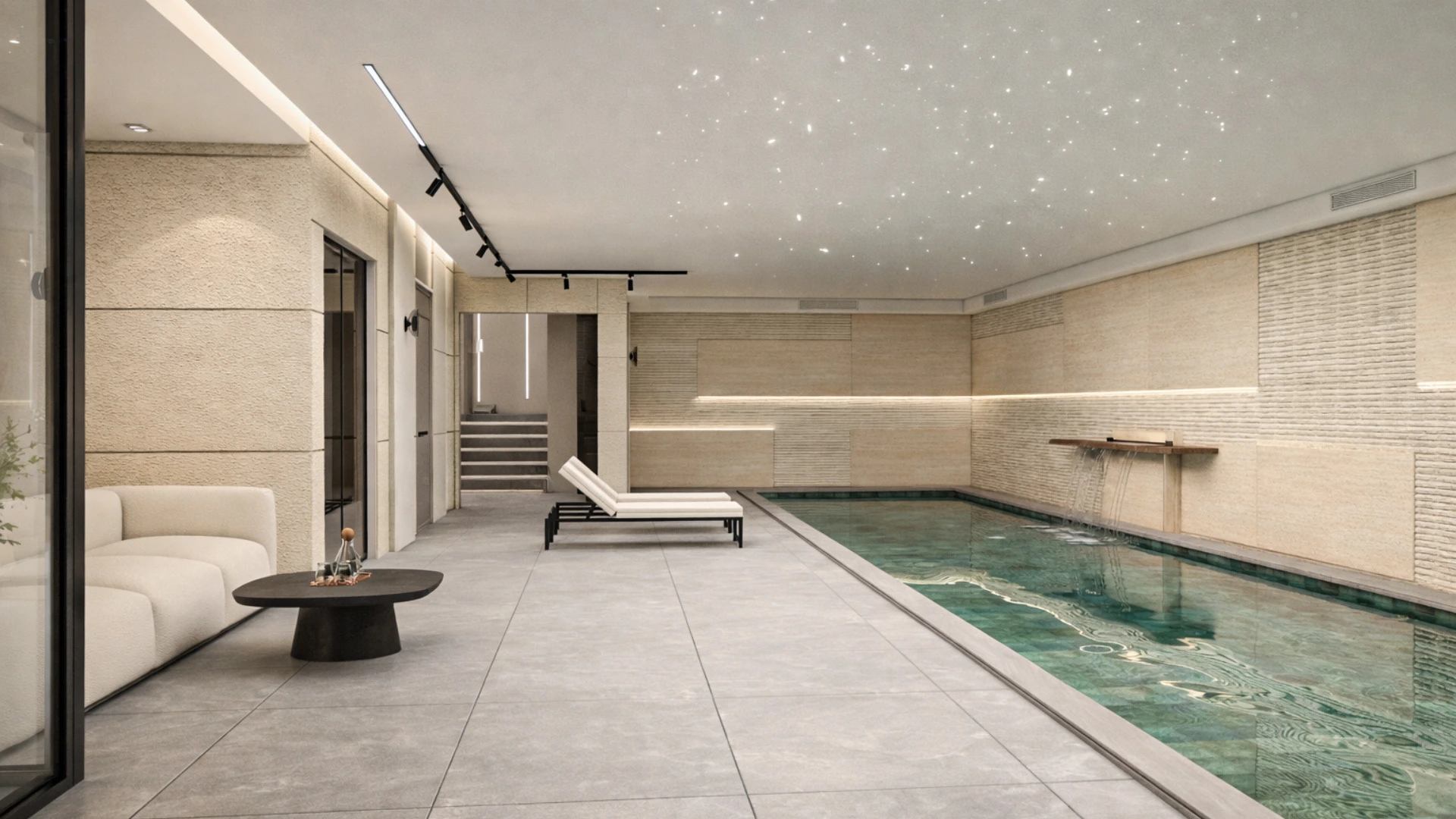 Villa Ghazi – vue 09 du projet de villa contemporaine