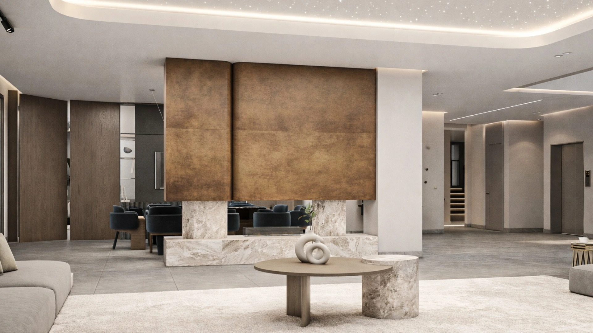 Villa Ghazi – vue 04 du projet de villa contemporaine