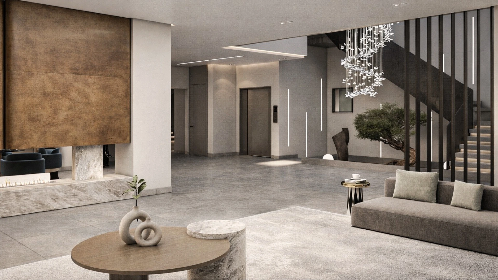 Villa Ghazi – vue 01 du projet de villa contemporaine